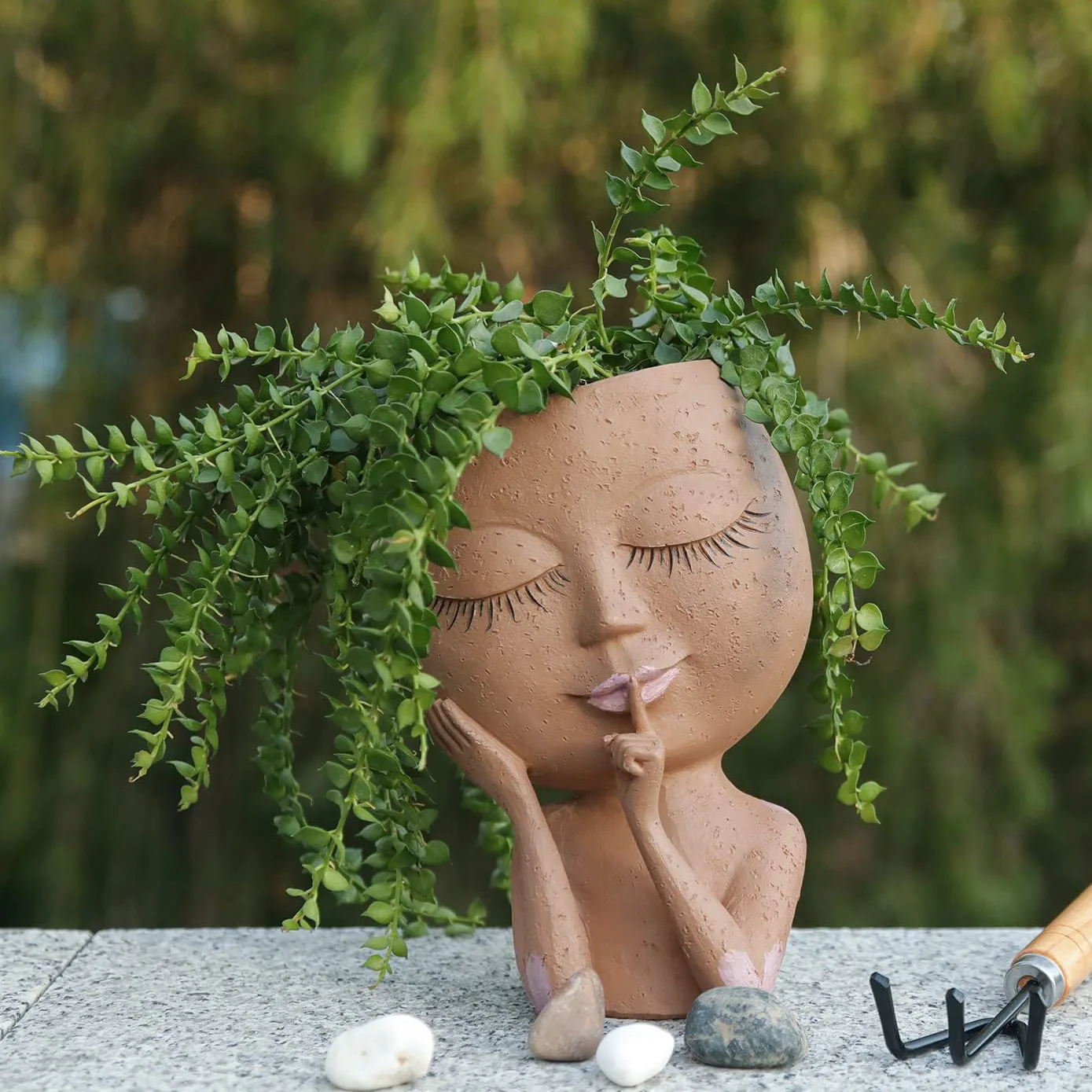 

Nordic Resin Flower Pot Creative Girl Wind Green Plant Flowers Succulent Balcony Pot Garden Decoration Ornaments Plant