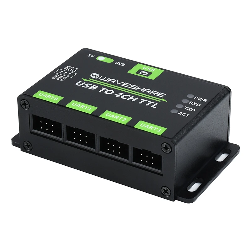 

Преобразователь USB в 4-канальный TTL промышленный класс UART Универсальная последовательная связь различные защитные схемы для нескольких систем