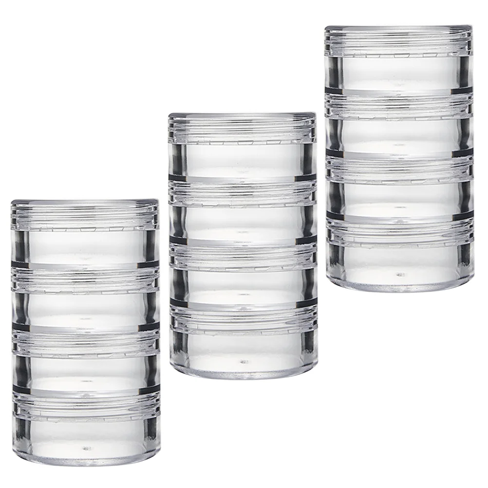 

Eye Cream Box Detachable Travel Containers Portable Creami Small Jars Clear Dispensers Creami