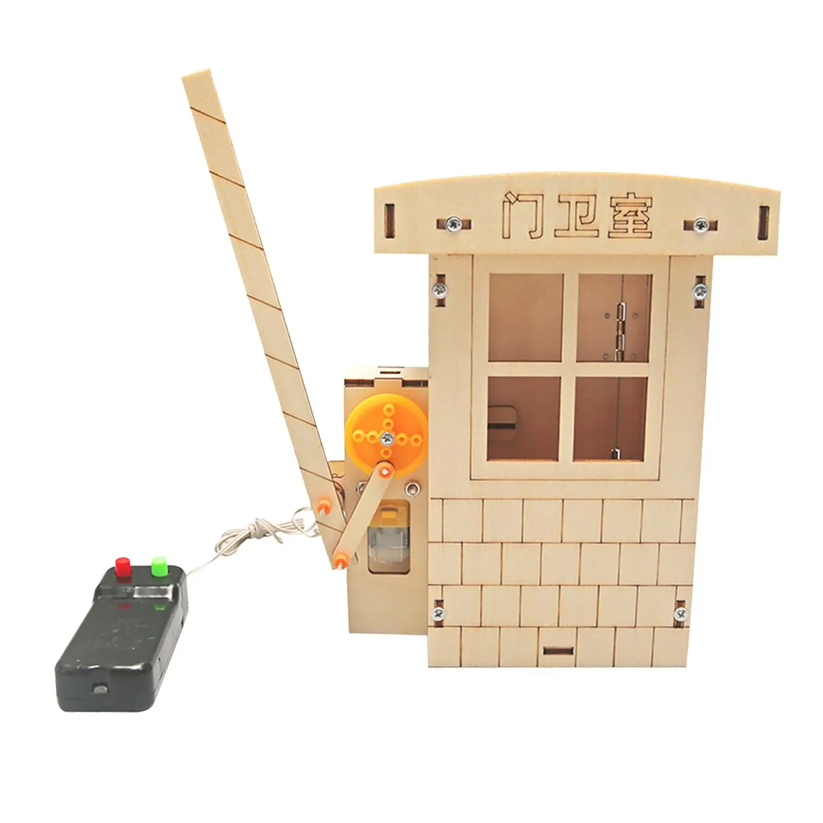 

DIY Assembly Lifting Gate Model Kits Teaching Aid Gifts for Boys Wood Puzzles