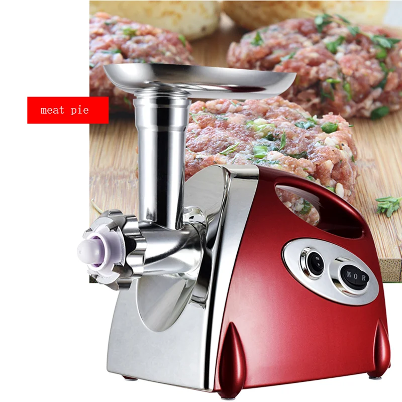 Electric Meat Grinders Stainless Steel Housing Heavy Duty Grinder Home Meat Mince Sausage Stuffer Food Processor 3