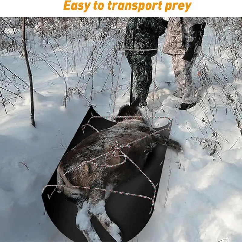Deer Drag Sled For Ice Fishing, Hunting Game, Firewood, Hunting Gear For Hauling Deer Wild Boar Antelope Grouse And Fish