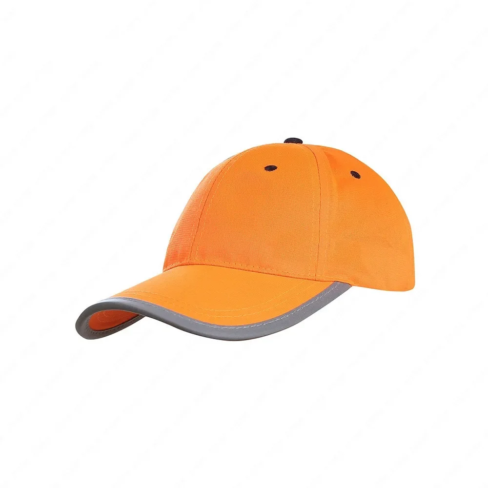 High Visibility Reflective Baseball Cap Yellow Safety Hat Work Safety Helmet Washable Hat Traffic Cap Hard Safety Helmet