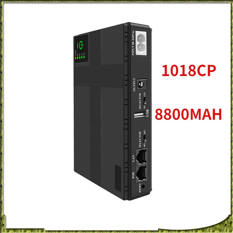

Mini UPS 1018CP 8800MAH Uninterruptible Power Supply DC Standby Power Supply Ups Router Monitor Camera POE 9V 12V White/black