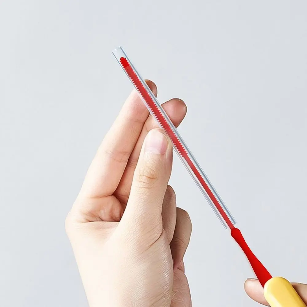 Silicone Straw Cleaning Brush Cup Scrubber Hole Gap Cleaning Brush Cup Cover Brush Soft Head Pacifier Nipple