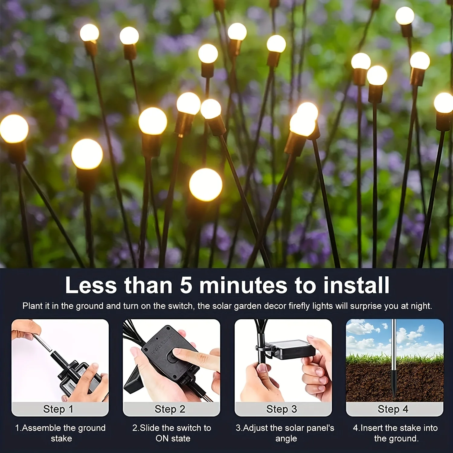 Solar Firefly Garden Lights 5