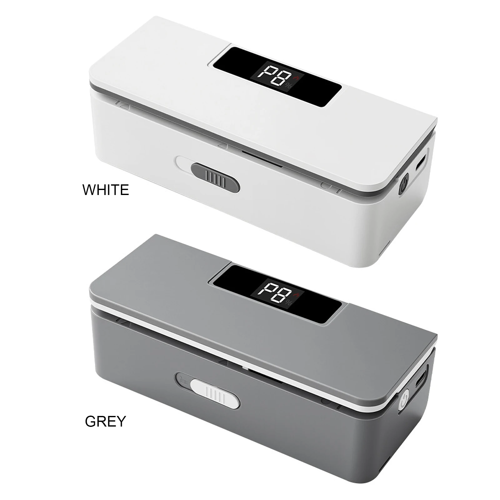 Rechargeable Chip Bag Sealer with LED Power Display & 6-Levels Adjustable with Cutter and Magnet for Chips Snacks Mylar Bags 6