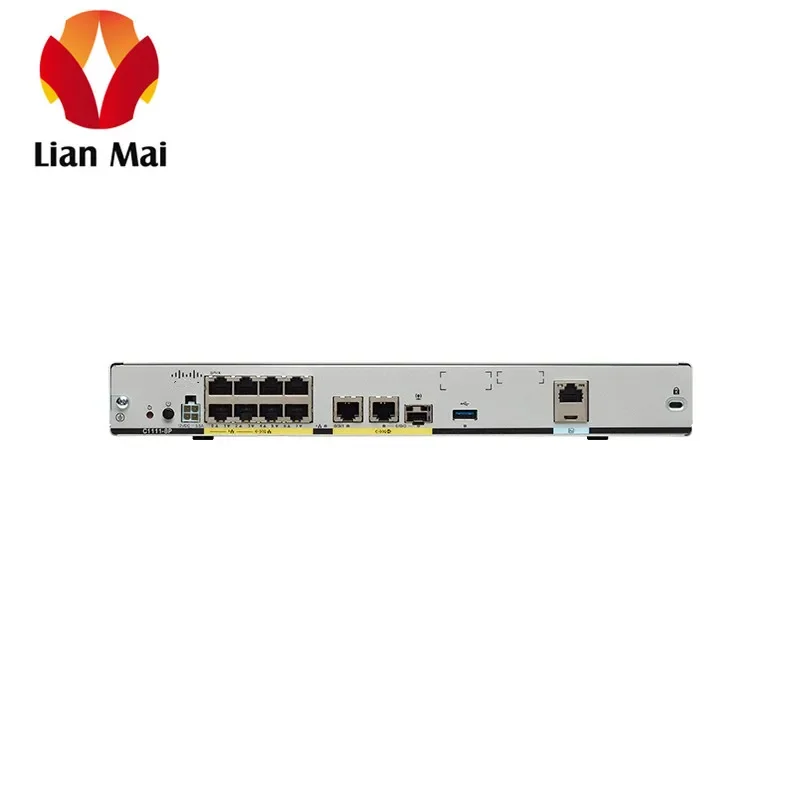 

1100 series 8 Ports Dual GE WAN Ethernet Router C1111-8P