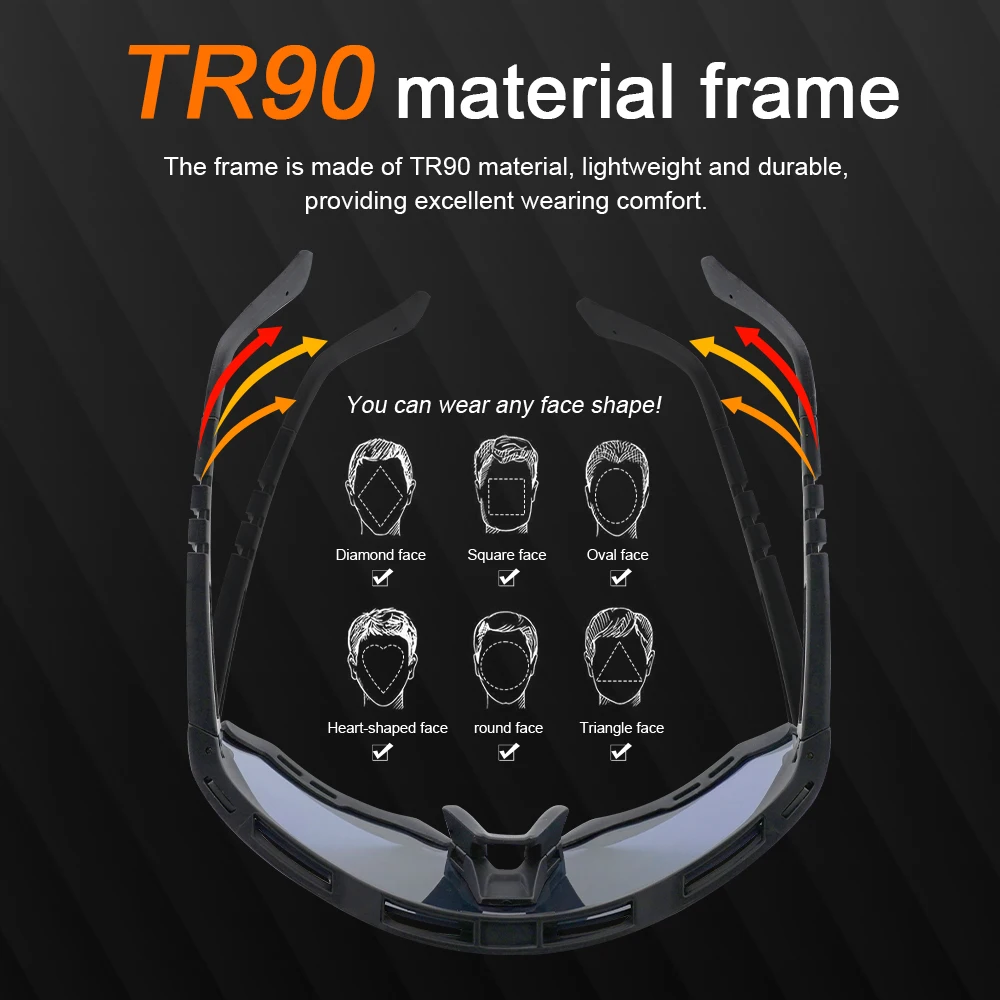 Professional Cycling Eyewear HD Lenses TR Frame Durable & All-Weather Protection cycling sunglasses cycling glasses sun glasses lens sunglasses bicycle glasses sports glasses sport sunglasses