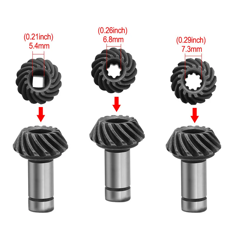 Description Picture 5 of itemGrass Trimmer Gear Brush Cutter Harvester Lawn mower Working head gear Of Weeder Power Tool Replacement Accessories Black Gear
