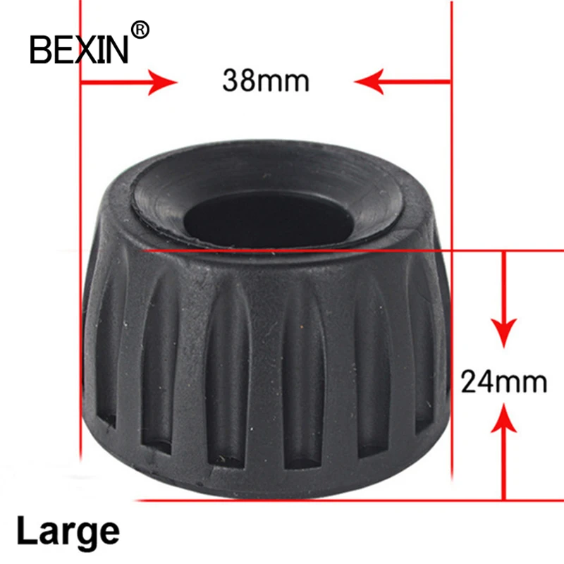 thumbnail image 2 of Rubber Tripod Feet Replacement - 3/8 Thread 50mm Diameter Ball Head Design 2 of 11