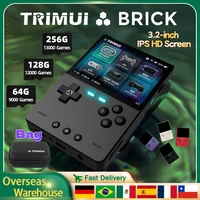 TRIMUI BRICK Ретро портативная игровая консоль портативный видеоплеер с открытым исходным кодом Linux система 3,2-дюймовый HD-экран игры подарки для мальчиков новый