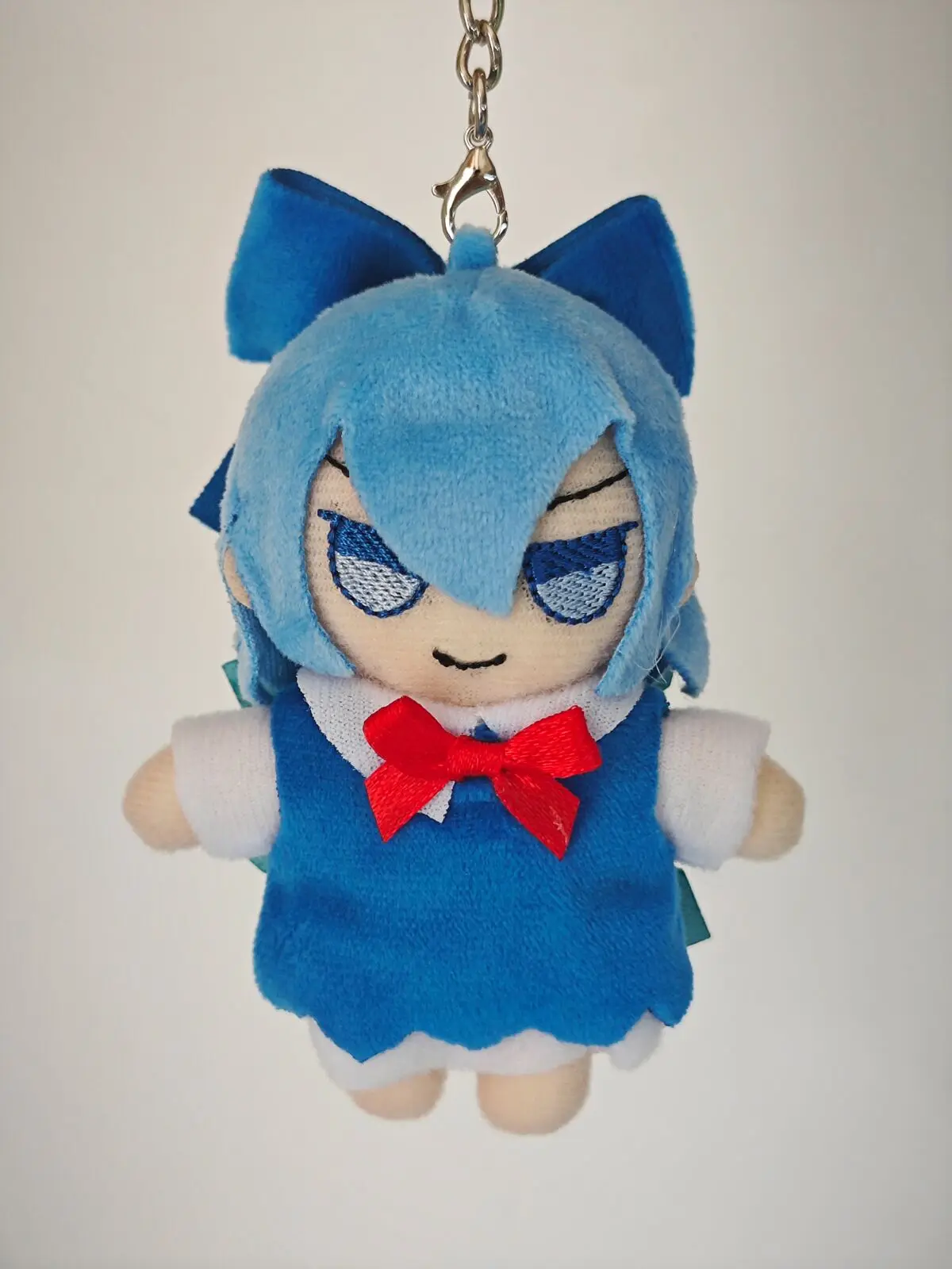 Japan Anime TouHou Project Cirno Cosplay Fumo Plush Pendant Key Chain Xmas Gifts