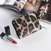 Women's Wallet Short Leopard Pattern PU Leather Retro European and American Handbag Multi Card Bag Coin Pocket Photo Holder 1