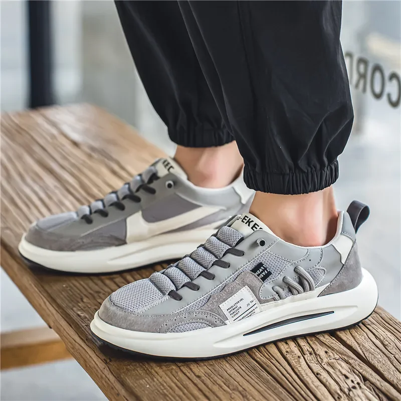 

summer and fall new niche low-top casual sneakers trend Hong Kong style breathable running shoes outdoor Gump shoes men