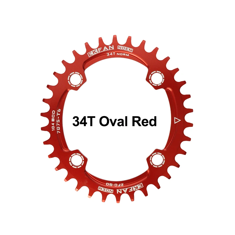 34T Red Oval