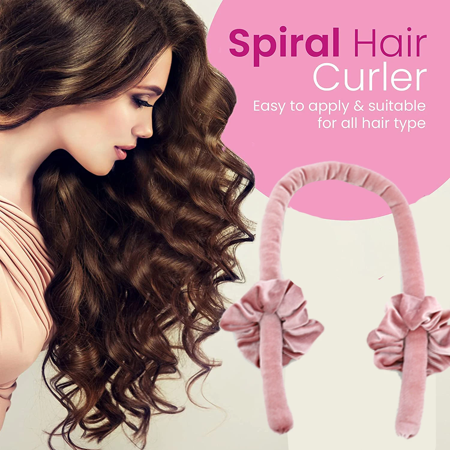 hair accessories curler heatless curls beauty curly products 3-piece set Velvet curling iron flexi rods magic hairdresser tools