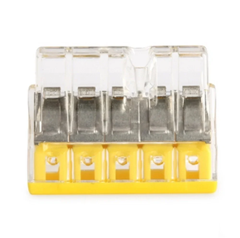 

50pcs 2273-205 Original Led Lighting COMPACT Splicing 5 CON Wire Terminal Block Connector