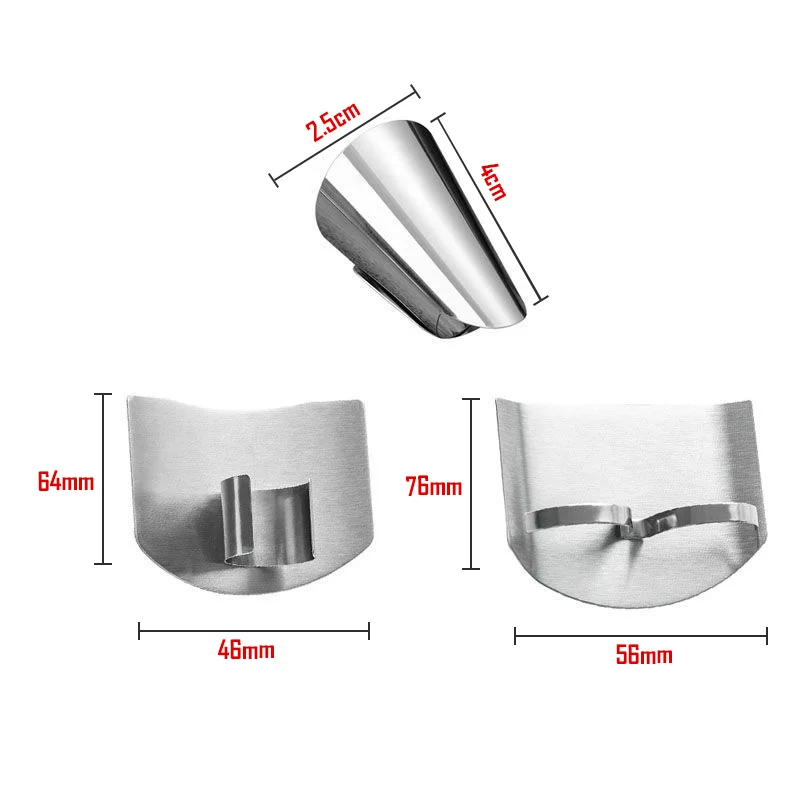 Finger Guard Stainless Steel Finger Guard For Kitchen Cooking