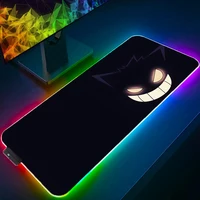 LED Light Mouse Pad Desk Mat G-gengar P-pokemon Rayquaza Computer Mousepad Backlight Keyboard mat Gaming Mouse Pad RGB Carpet - Image 6