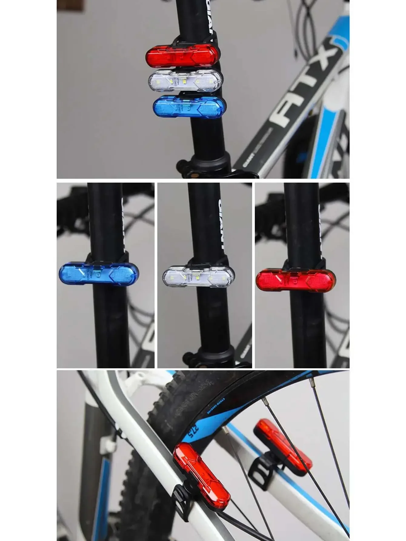 รูปสินค้า ไฟท้ายจักรยาน LED แบบ USB กันน้ำ ปลอดภัยทุกการเดินทาง