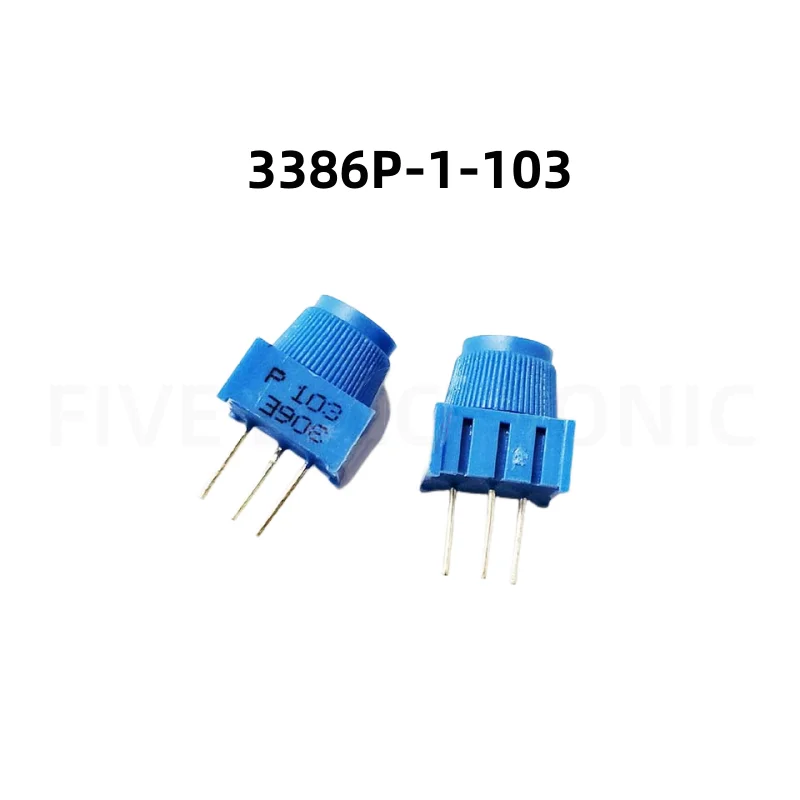 

10Pcs/Lot 3386P-1-103 Top Adjustable Hat 10K 1K 5K 50K 100K Precision Adjustable Potentiometer