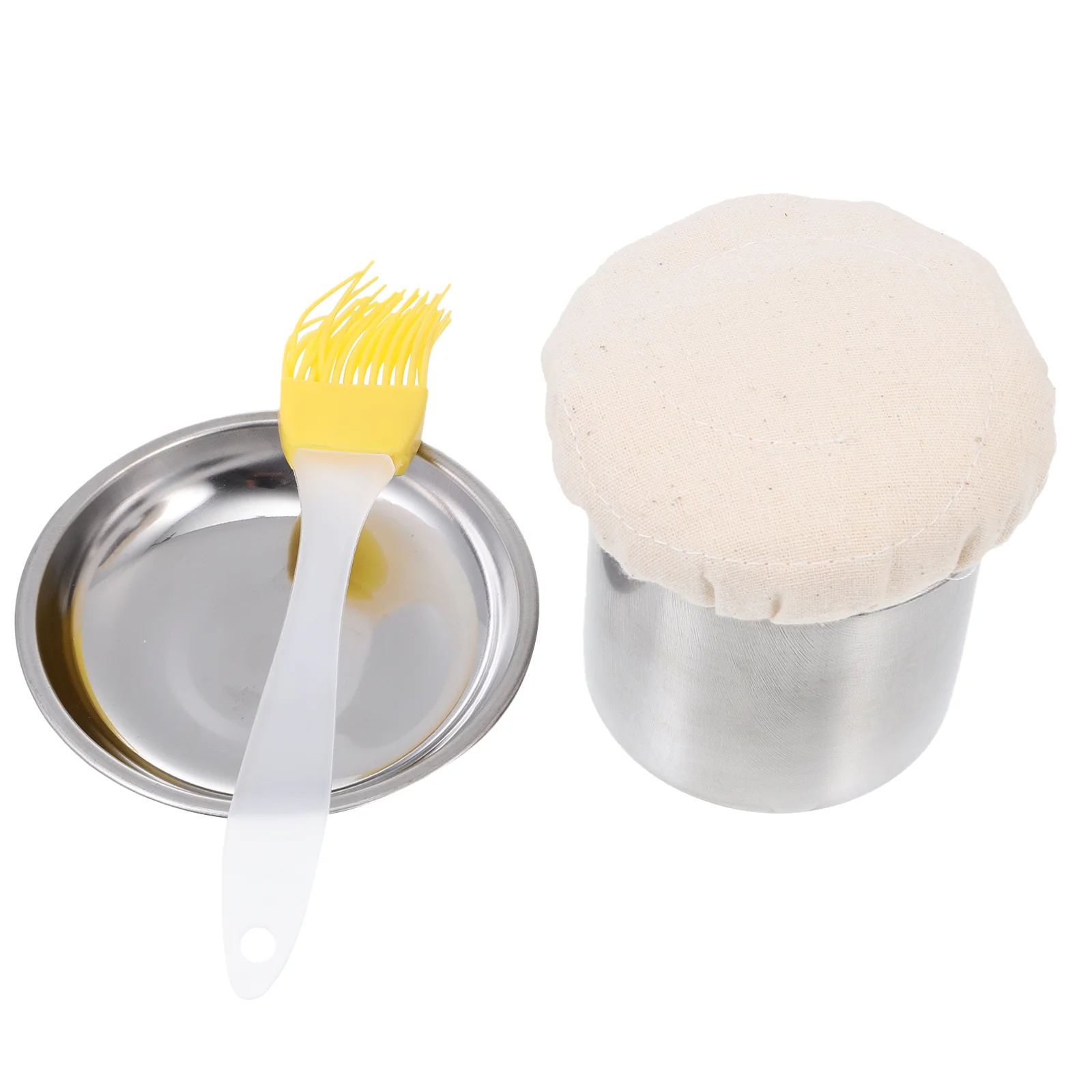 

Pancake Spreading Tool Pancake Pan Oil Applicator with Oil Brush and Tray