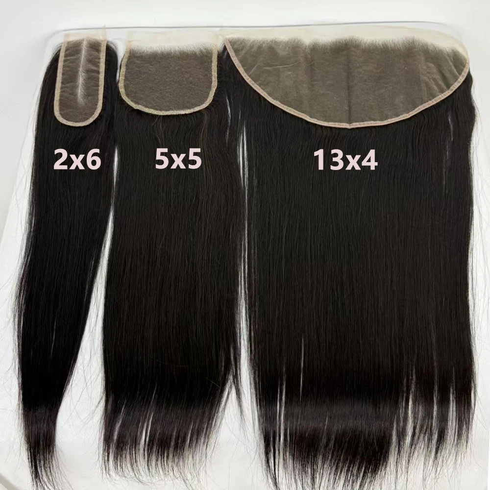 HD Lace Closure 2x6 5x5 13x4 13x6 Lace Frontal Straight Human Hair Vietnamese Hair Melt Skin Invisible Thin Lace For Black Women
