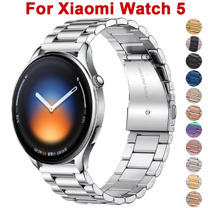 Stainless Steel Metal Watch Band - Premium 22mm Strap