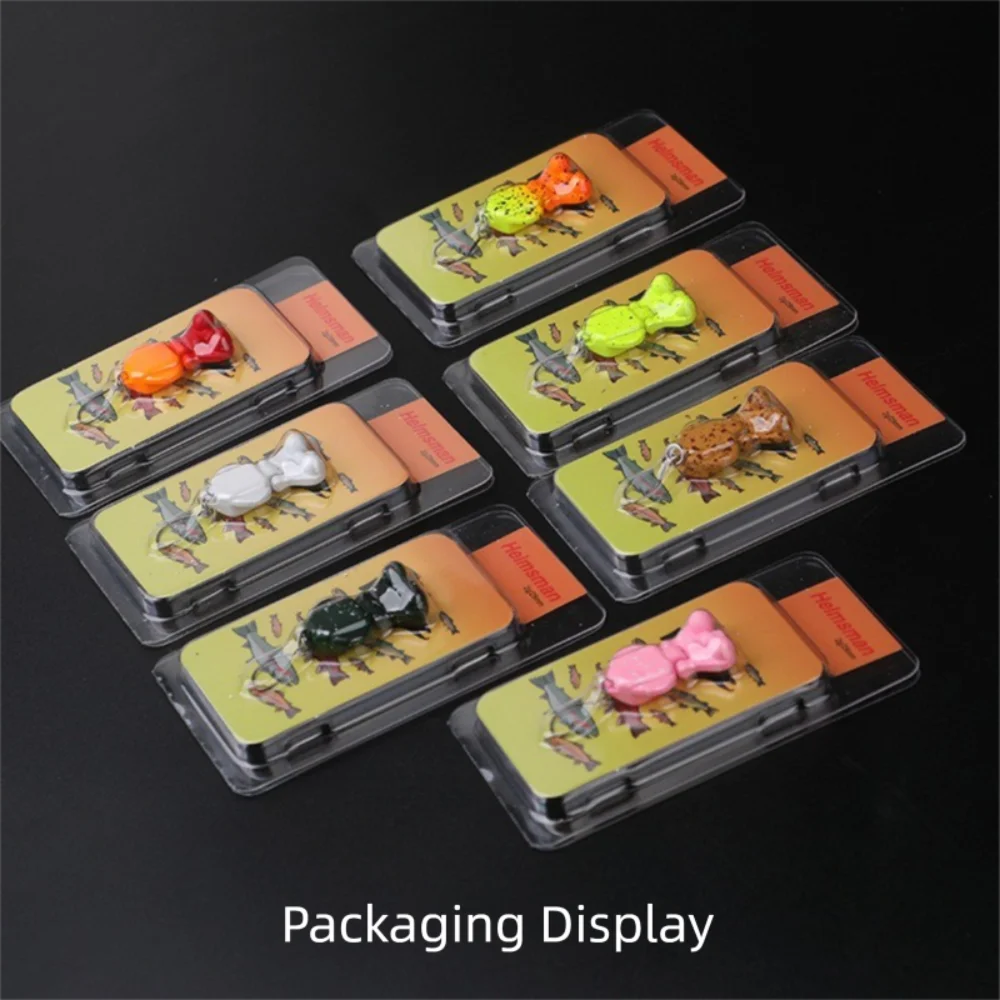 1Pcs 2g 2.9cm/6g 4.2cm 3D Fishing Lure Metal alloy Jigging Hard Squid Bait Lifelike Two sections Sea Fishing Tackle Fishing