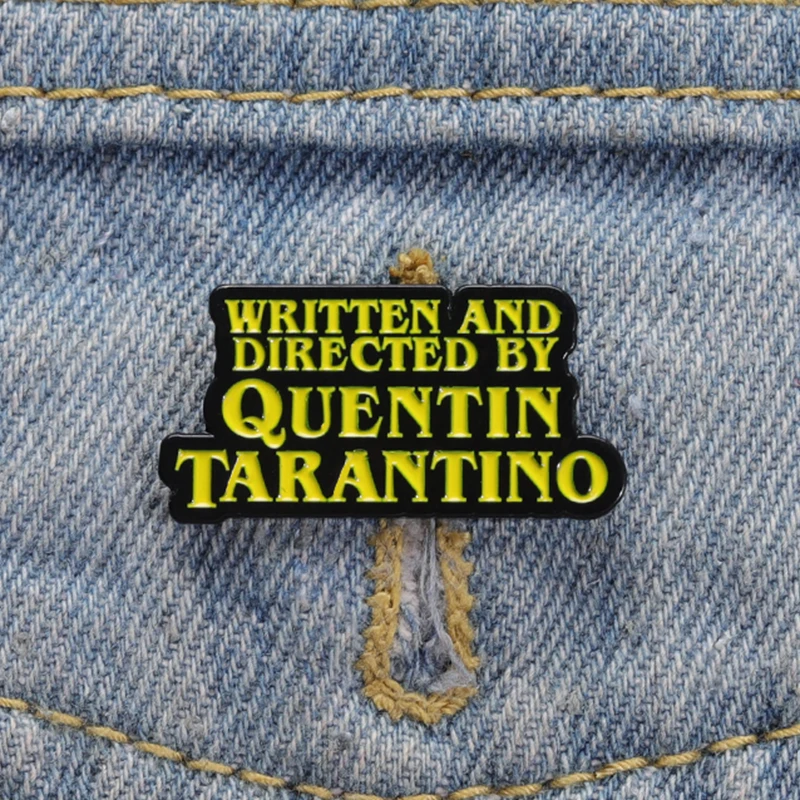 Quentin Tarantino Revenge Film Emaille Pin Film Peripherieprodukte Brosche Fantastisches Geschenk Revers Rucksack Abzeichen für Fans Freunde – Detail 1