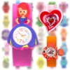 30 Styles Digital Slap Children Kids Watch Cute 3D Cartoon Animal Wrist Watches For Boys Girls Gifts Kids Quartz Wristwatches 5