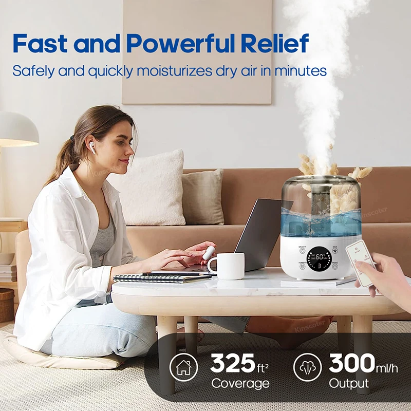 KINSCOTER 3L مرطب الهواء المهنية سعة كبيرة المنزل...