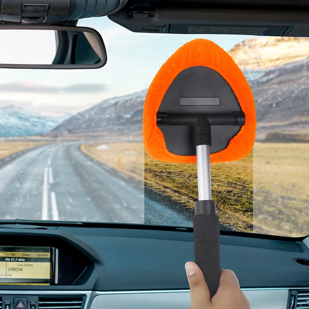 Car Windshield Window Cleaner Brush Telescopic Glass Cleaning Wash Tool  Scraper Wiper Auto Window Anti-fog Defogging Brush - Sponges, Cloths &  Brushes - AliExpress