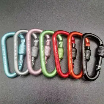 Aluminum Alloy D-Shape Carabiner Clip 2