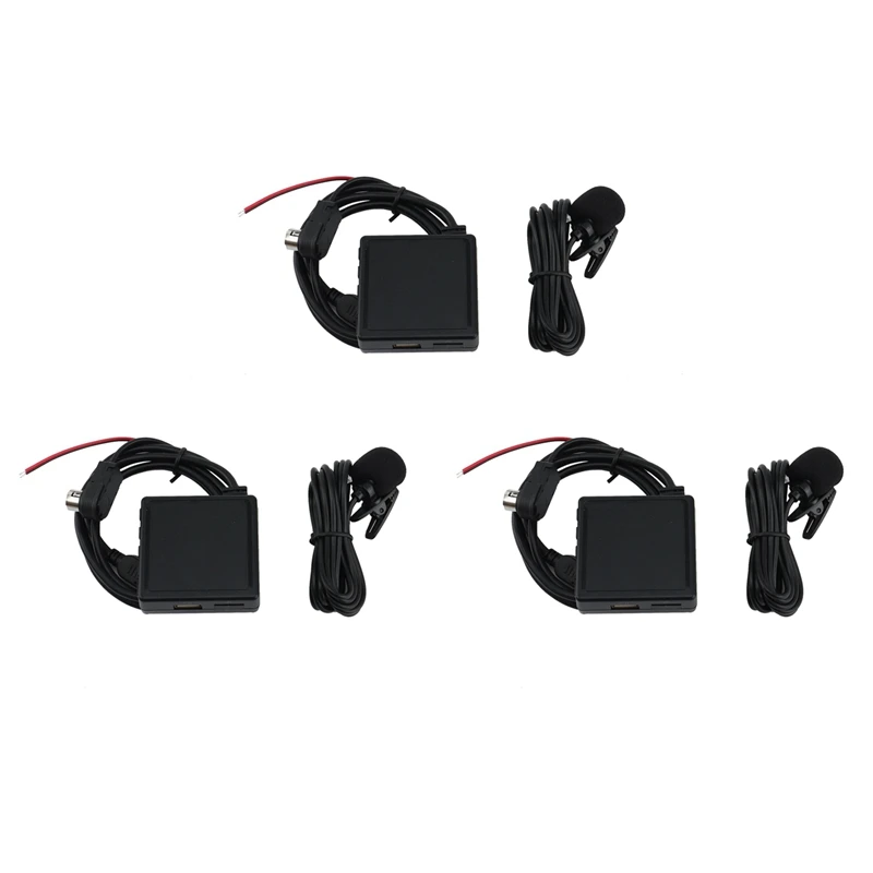 

3X Bluetooth AUX USB Cable Adapter Audio MIC For Alpine Ai-NET JVC KS-U58 PD100 U57
