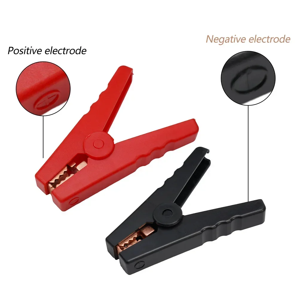 Electrical Crocodile 1PC 90mm 100A For Alligator Car Battery Insulated Clips Clamps Connector Electric Tools Accessories