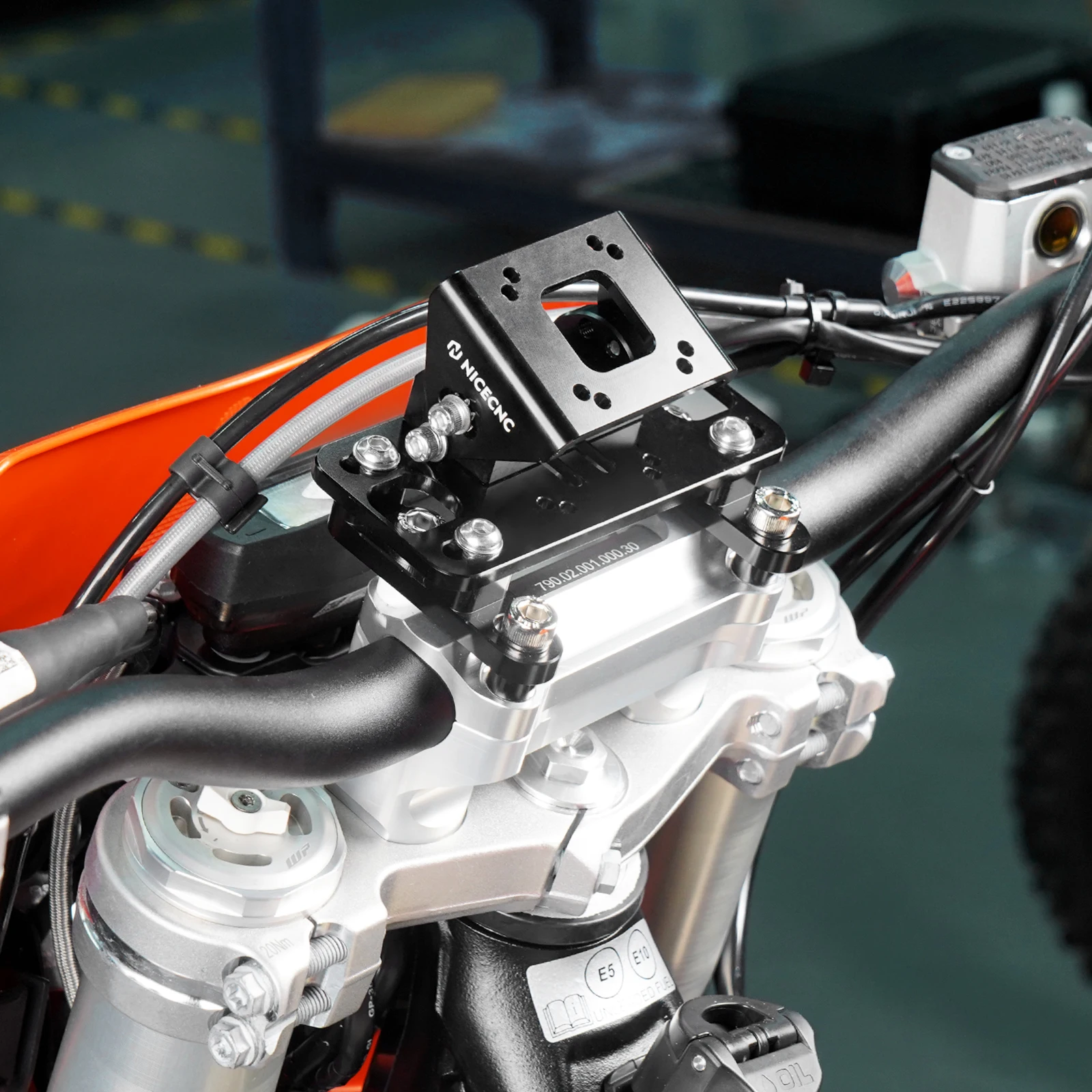 NICECNC Für 2025 Sherco SE-R 300 250 125 SER SE-F 500 450 350 250 SEF 2014-2025 Motorrad GPS Halterung AMPS Navigation Halterung Kit – Detail 13