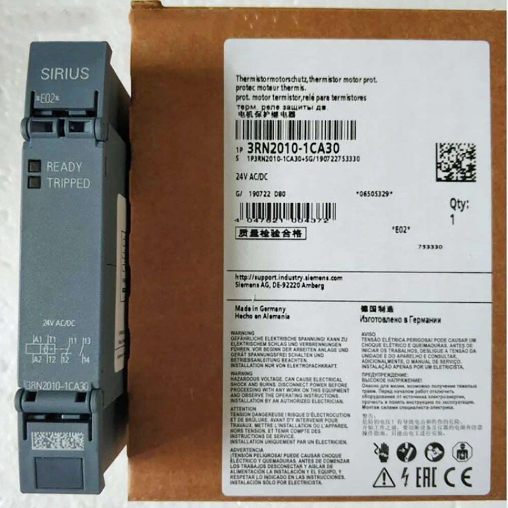 3RN2010-1CA30 For SIEMENS Thermistor Motor Protection Relay 2 3RN2010 1CA30 For SIEMENS Thermistor Motor Protection Relay