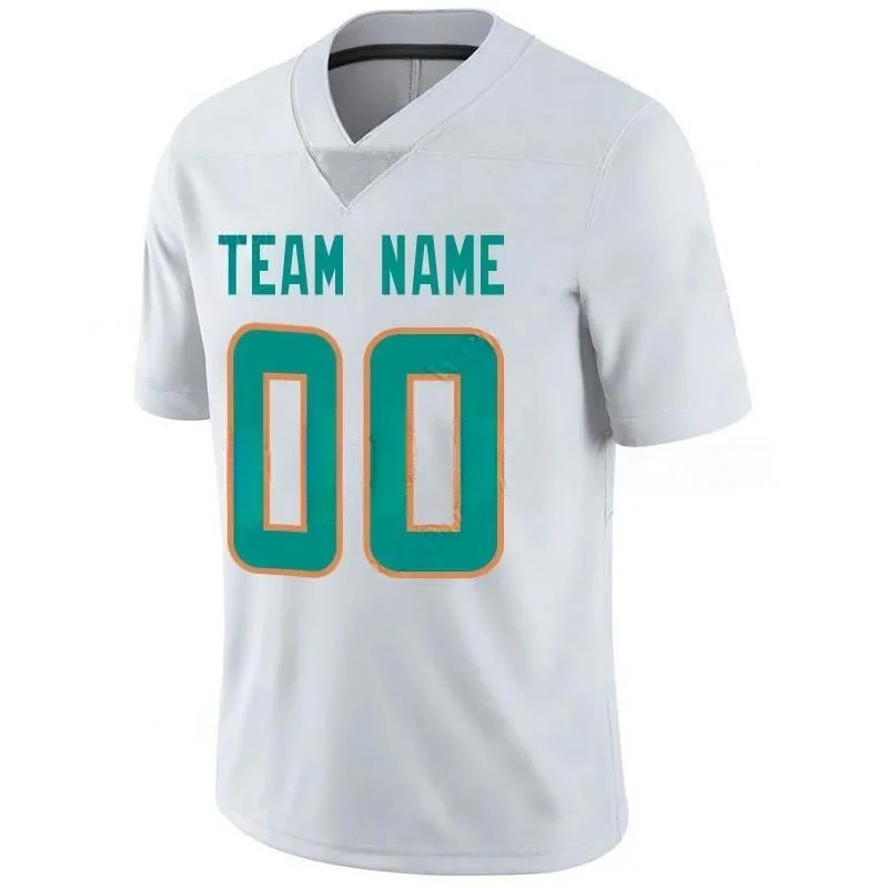 

Custom Personalize Sewn On Name No.Tua Tagovailoa Dan Marino Tyreek Hill Jaylen Waddle Jalen Ramsey Larry Csonka Stitch Jersey