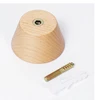 Natural Wood  Wall Mounted Coat Hook Decorative Key Holder Hat Scarf Handbag Storage Robe Hanger Bathroom Rack HK- 02 6