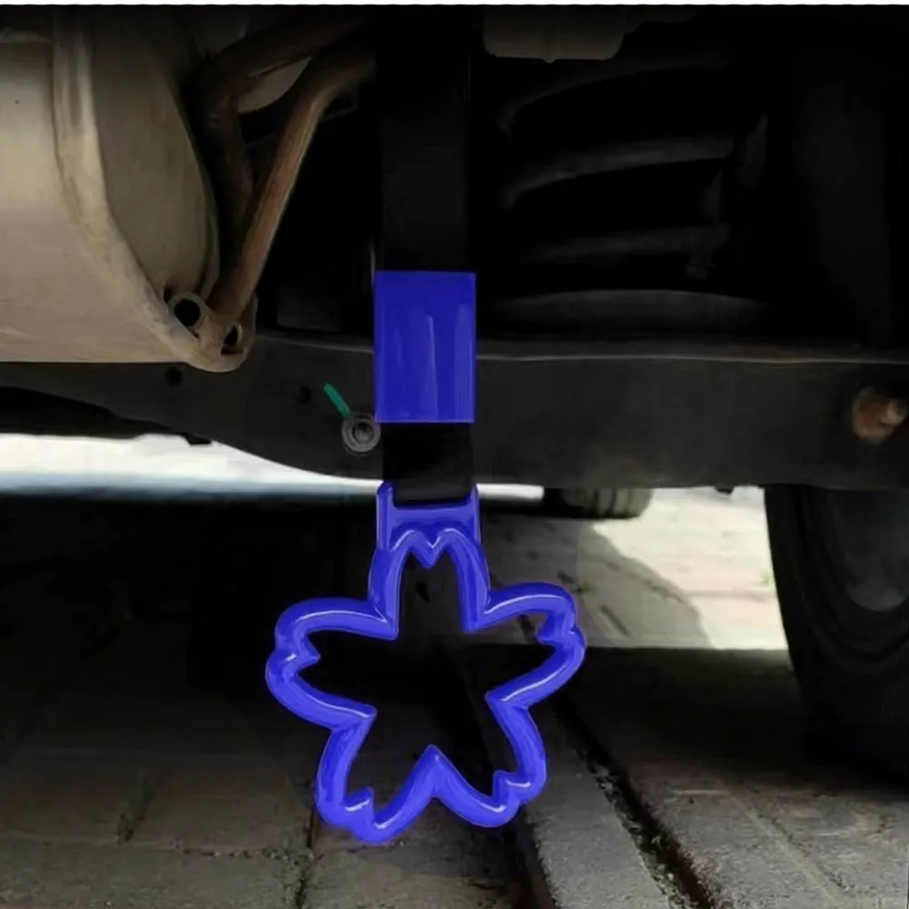 JDM RACING Train Bus Handle Hand Strap Ring Flowers Styling Drift Charm Strap Auto Access Car Tow Trailer Hole Decoration