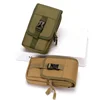 EDC Molle Nylon Bag Purse Double Layer Outdoor Waterproof  Waist Fanny Pack Men Phone Pouch Camping Hunting Tactical Waist Bag 6