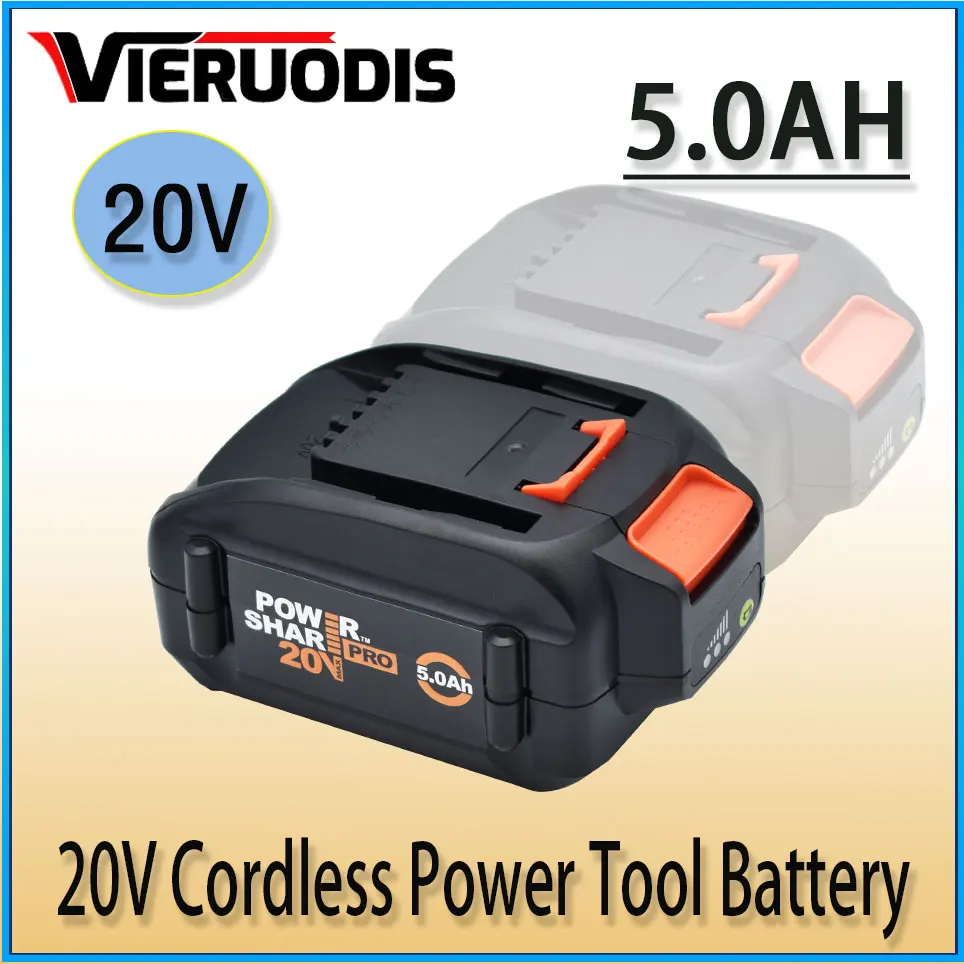 

For WORX brand new genuine WA3578 - PowerShare 20V 4.0AH/5.0AH/6.0AH lithium-ion large-capacity battery