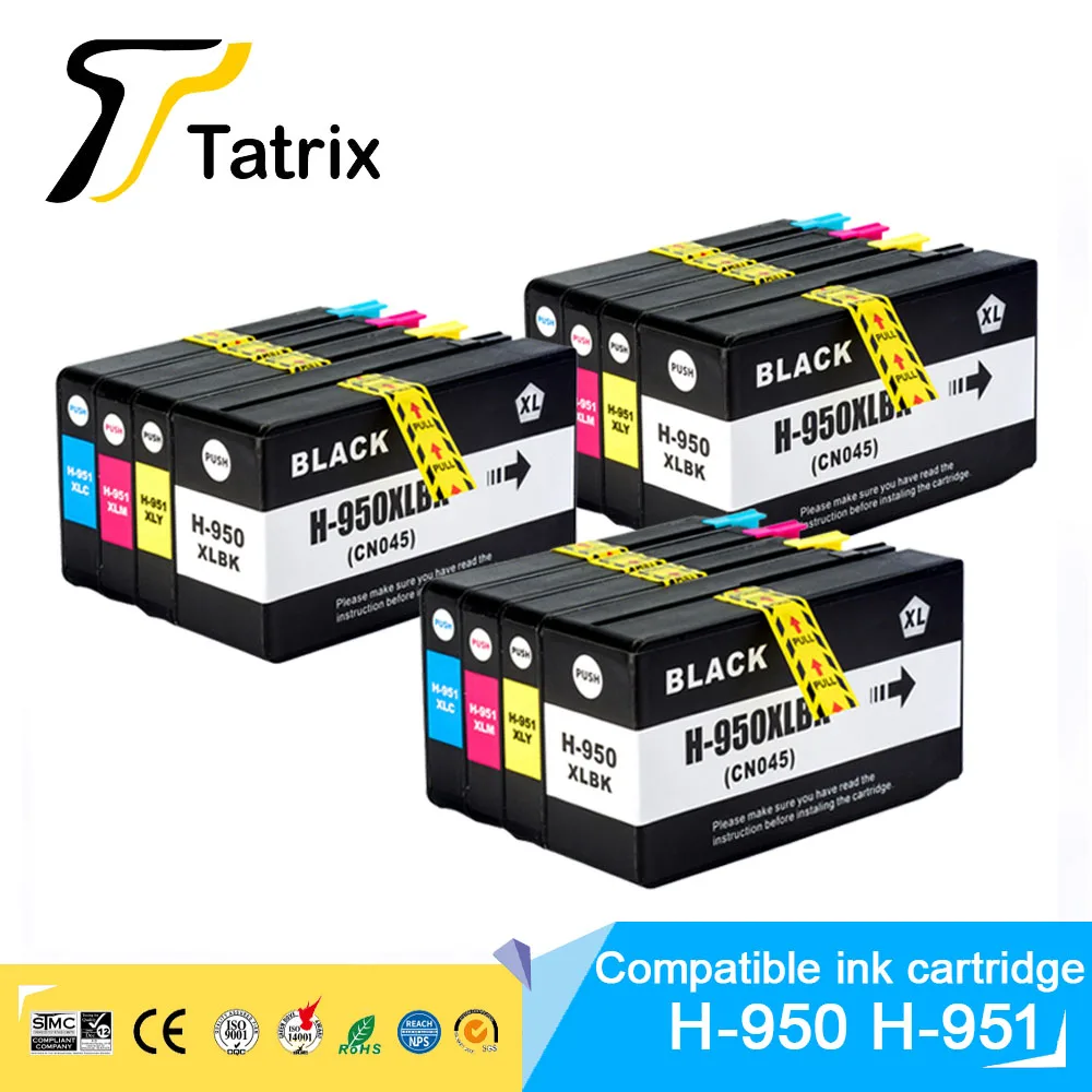12 Pcs For Hp950 Xl Hp951xl Compatible Ink Cartridge For Hp Officejet