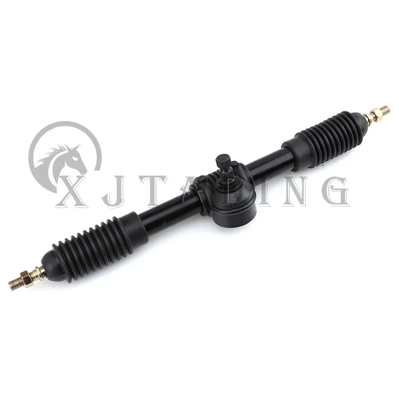 420mm 30T Teeth Power Steering Gear Rack Pinion Assy Fit For DIY Chinese Go Kart Buggy Karting ATV UTV Quad Bike Accessories dasheng ds3235sg waterproof 35kg steering gear metal teeth digital high torque robotic arm hollow cup