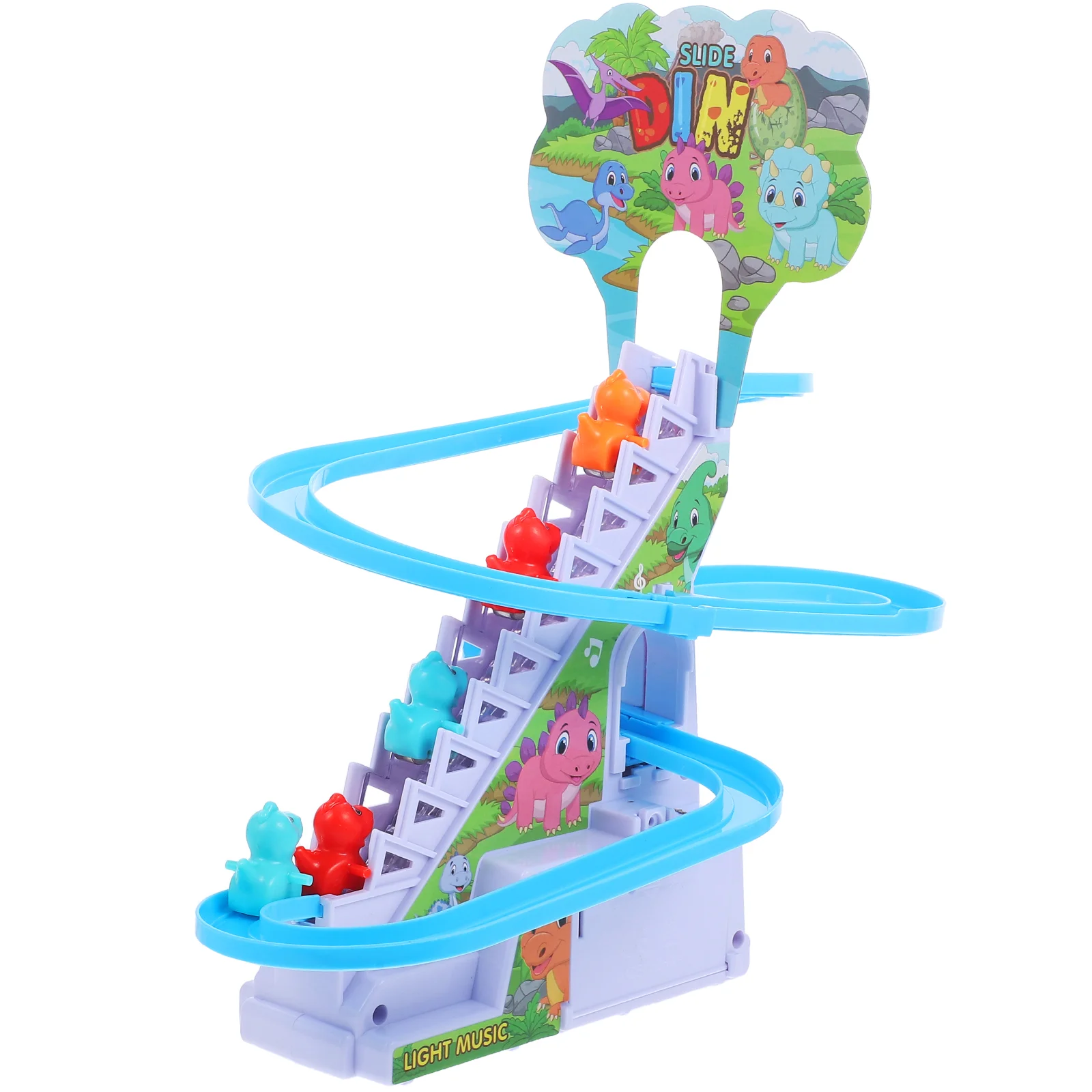 Dinosaur Stairs Toy Kids Toys Climbing for 3 Year Old Boys Slide Little Duck Alloy Toddler Child Race Track