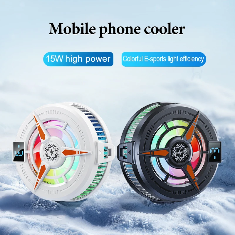 Ventola di Raffreddamento per Telefono, Ventilatore Mobile per Cellulare, Raffreddatore per Telefono, Ventola di Raffreddamento per Cellulare - Image 6