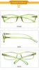 Henotin Simple Style Rectangle Frame Prescription Reading Glasses Spring Hinge Men  Women HD Eyeglasses +1.0+2.0+3.0+4.0+5 6