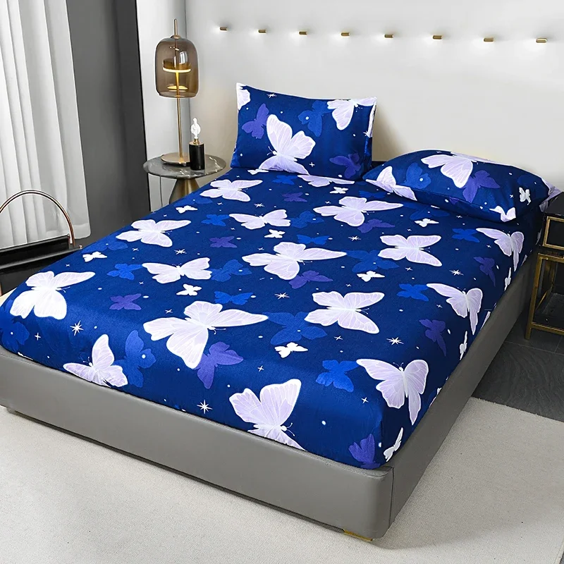 Wild Leopard Print Microfiber Bed Fitted Sheet - Comfort, Hypoallergenic, Twin/Full/Queen/King Size, Add a Bold Statement 5